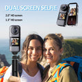 1 dual-screen sports camera for outdoor activities, with 32GB memory card, capable of taking photos and recording videos