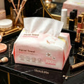 100 reusable, thick, pearl-patterned face towels. A cleaner alternative to regular towels, suitable for both dry and wet use.