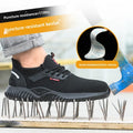 Safety Shoes Work Sneakers Steel Toe Men Women Anti Smash Puncture Proof Work Boots Indestructible Safety Shoes Light Breathable