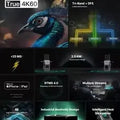 Accsoon CineView Master 4K Wireless Video Transmitter Receiver 4K60 Tri-Band 2.5KM Low Latency SDI HDMI Wireless Video Transmiss