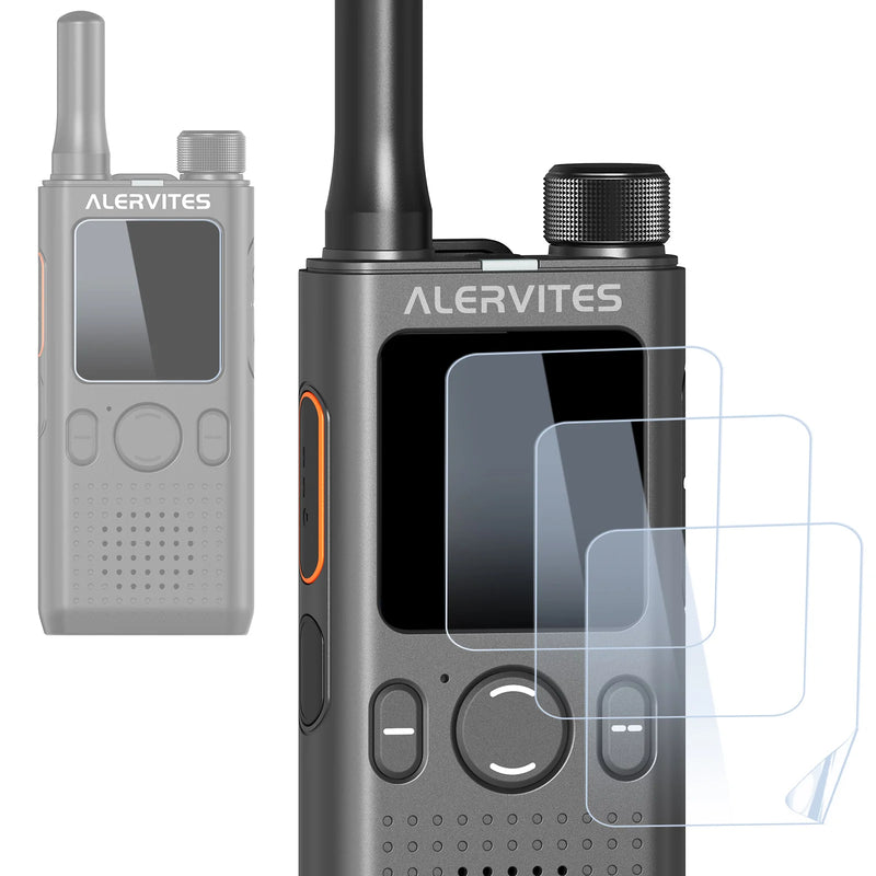 BAOFENG AT 1 Screen Protector Cover Walkie Talkie HD Clear Anti-Scratches Only For ALERVITES PoC Two Way Radio Accessories