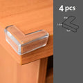 4Pcs Children Baby Safety Silicone Protector Table Corner Edge Protection Cover Children Anticollision Edge Guards