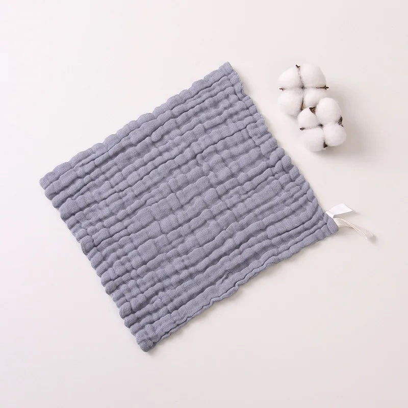 Six-layer gauze square towel 30 * 30 newborn baby towel face towel saliva towel Baby Face Towel Wipe Burp Cloths Absorbent Musli