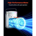 Portable Air Conditioner, 4-in-1 Evaporative Air Cooler with Remote Control, 3-Speed Mini Air Conditioner with Timer, 3 Mist Le