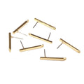 6pcs/lot 24*3mm Zinc Alloy  Long Tip Rectangles Earring Base Connectors Linker for DIY Earrings Jewelry Accessories