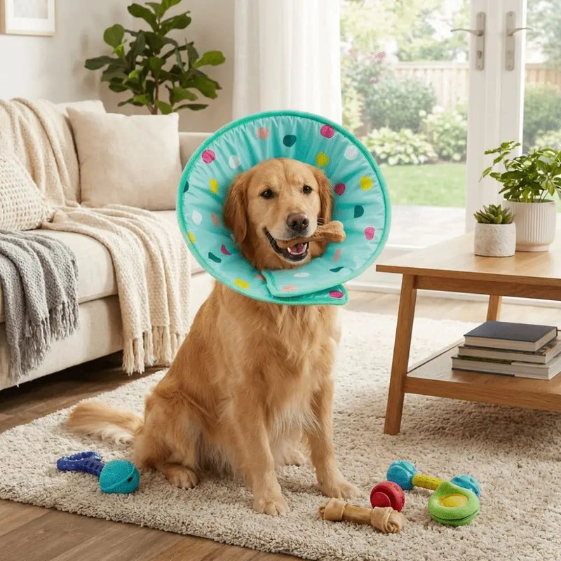 Anti Licking Pet Elizabethan Collar Soft Comfortable Cat Protective Collar Breathable Anti Scratch Anti Bite Collar