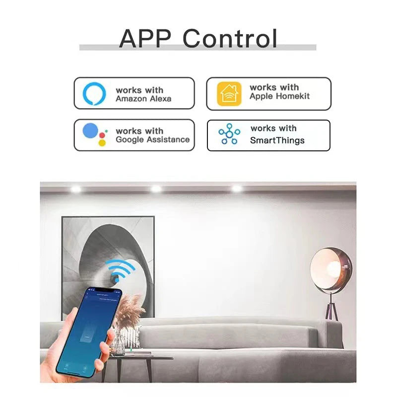 Matter smart switch  Alexa Google No APP required Intelligent Control Scan QR Code to Connect Touch Light Switch