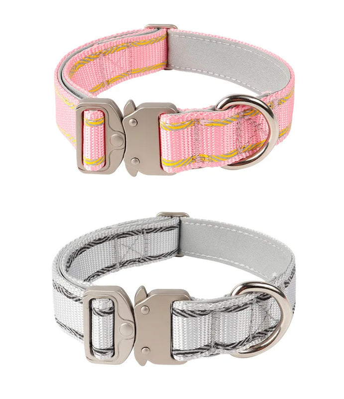 Adjustable Anti‑Escape Pet Collar with Buckle for Outdoor Walking Dog Leash Dog Rope for Dogs and Cats Neck Ring