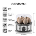 SUPERLEX 400W Power EGG COOKER with Large Capital Boils Up to 7 Eggs Smart Power Off Easy to Clean and Better Safeter For Family