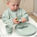 Cute Baby Bibs Waterproof Oil Proof Apron New Double Buckle Washcloth Feeding Bib Soft Burp Cloth For Boy Girl Bandana Bibs