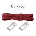Metal Lock Magnetic Shoelaces Flat Sports Enthusiasts No Tie Shoe Laces Safe And Reliable Lazy Shoelace Rubber Band Shoestrings