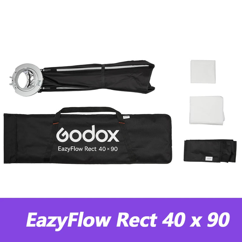 Godox EazyFlow Octa Foldable Softbox 60/90/120/150cm FoldableBowens Mount Quick Setup with Grid for Portrait Studio Photography