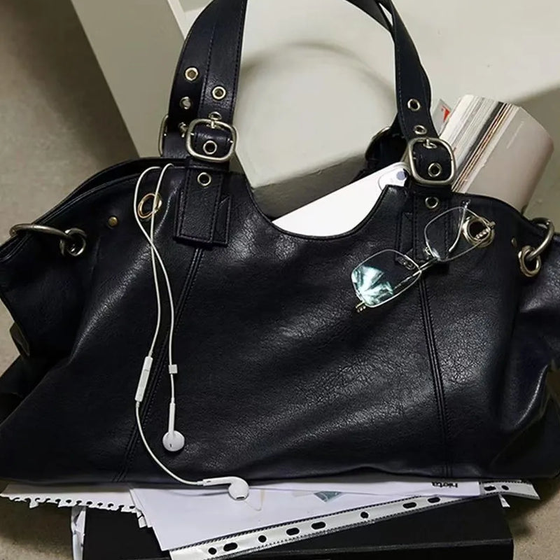 Vintage Big Bags For Women Handbags Top-handle Handbag Fashion Satchel Dumpling Pack Tote Shoulder Bag Hobos Large Purse Bolsa
