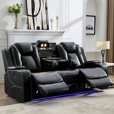 TODRANI Power Reclining Sofa 0 Gravity w/ Wireless | SAMAG
