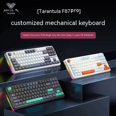 AULA F87 Pro Mechanical Keyboard 2.4g/Usb/Bluetooth Tri | SAMAG