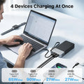 Portable Charger 20000mAh 90W Power Bank w/Detachable Cable | 2C+2A USB-C Fast Charging Battery Pack with LED Display