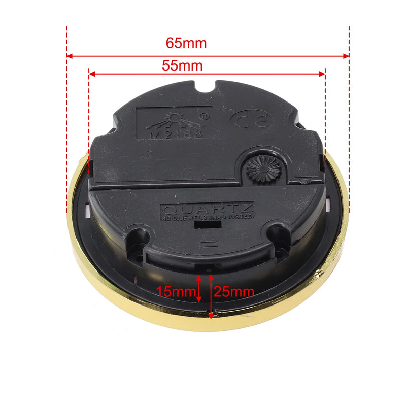 65MM Round Wall Clock Inserts Movement Quartz Clock Classic Watches Wall Clocks Living Room Home Decor Roman Number Little Clock