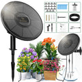 Solar Drip Irrigation System, Automatic Watering System with Battery Timer Modes for Potted Plants for Balconies, Garden Balcony