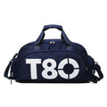 Women's Handbag T80 Gym Sports Backpack for Man Hand Bag Fitness Travel Tote Shoe Shoulder Duffle Crossbody Portable Boston Bag