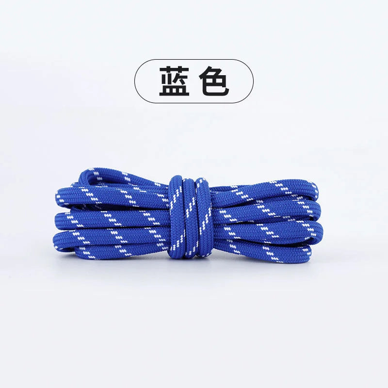 Length 100cm DIY Freedly Round Leather Colorful MIU Shoelaces Canvas Casual  Boots Shoe Laces Rope Shoestrings