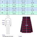 Kilt for Men Traditional Highland Tartan Utility Kilt Scottish Mens Kilt