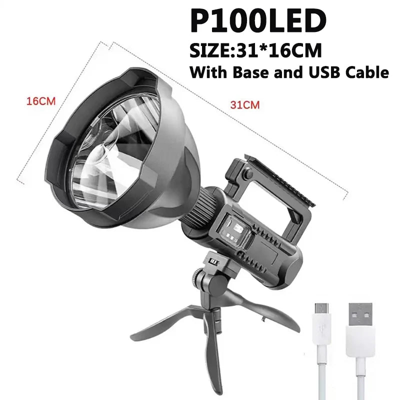Portable Powerful LED Flashlight Mountable Bracket - View 7 | SAMAG