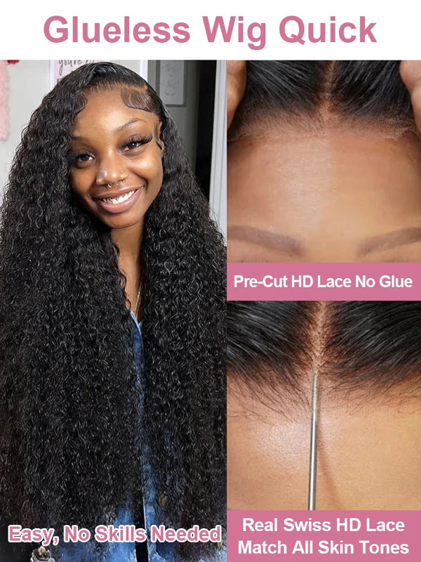 40 50 Inch Water Wave Burmese Curly Lace Front Wigs 13x4 13x6 HD Deep Wave Lace Frontal Wig 7x5 Glueless Human Hair Wigs For Women 300% High Quality Real Virgin Hair Wig