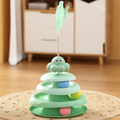 Pet Three-layer ball cat Turntable Octopus-shaped teasing cat stick to relieve boredom toys Fun Puzzle Game pet supplies