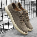 2025 New Genuine Leather Board Shoes Italian Casual Leather Lace Up Outdoor Comfy Jogging Shoes Flat Designer Office Oxford Shoe