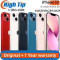 Original Unlocked Apple iPhone 13 128GB/256GB/512GB ROM A15 Chip IOS 5G Mobile phone Face ID 6.1" OLED Screen iphone13 cellphone