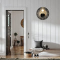 Wall Clock for Living Room Decor Kitchen Wall Clocks Battery Operated Round Glass Decorative Wall Clock Non Ticking