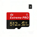 High-Speed V30 A2 4K SD Card 512GB 256GB 128GB Memory Card 64GB Micro TF SD Adapter for Xiaomi Smartphone/Tablet/PC Cross-Use