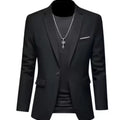 2026 New Luxury Elegant Men's Suits 2 Piece Set Fashion Korean Casual Slim Fit Social Groom Wedding Tuxedo