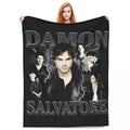 The Vampire Diaries Damon Salvatore Blanket
