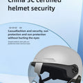 Bicycle Safety Helmet 3C Certified Men's and Women's Adult Children Cartoon Electric Bicycle Motorcycle Half Helmet with Goggles