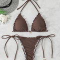 Sexy Triangle Micro Bikini Women Swimsuit Two-pieces | SAMAG