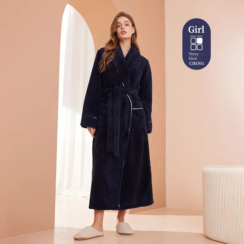 Autumn and Winter New Thick Comfortable Cotton Robe Men's | SAMAG