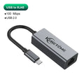 Kebidumei USB Type C Ethernet Adapter 1000Mbps RJ45 Network Card Lan Internet Cable For MacBook PC - Visuel 10 | SAMAG