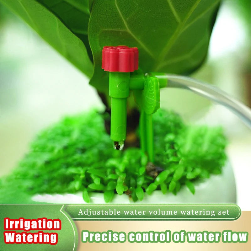 Garden Regulating Drip Irrigation Kit Automatic Watering Device 4/7mm Hose Potted Plants Watering Saving Micro Dripper