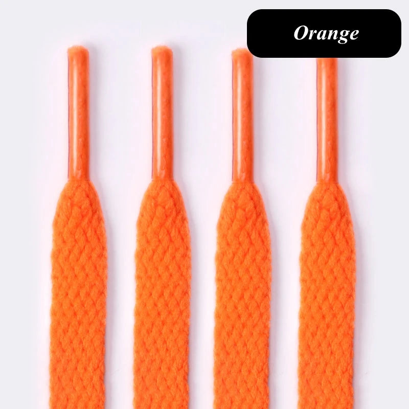 Classic Casual Thicken Shoelaces Athletic String 8MM Flat Shoe Laces Sport Leisure Women Sneaker Shoelaces AJ/AF1 Accessories