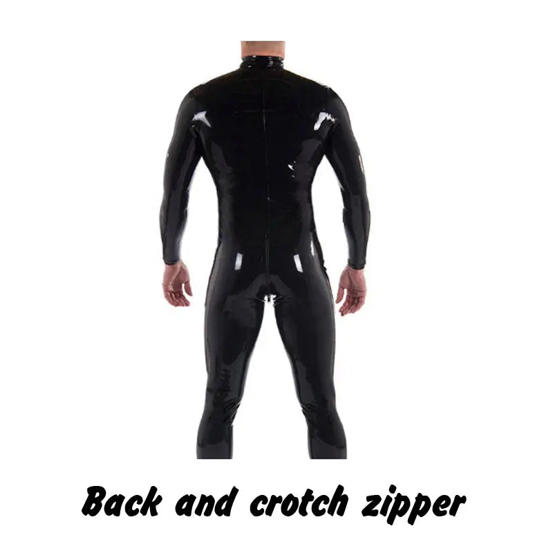 Sexy Hot Selling Natural Latex Catsuits Tights For Men And Women Customized Rubber Fetish Latex Catsuit  Full Body
