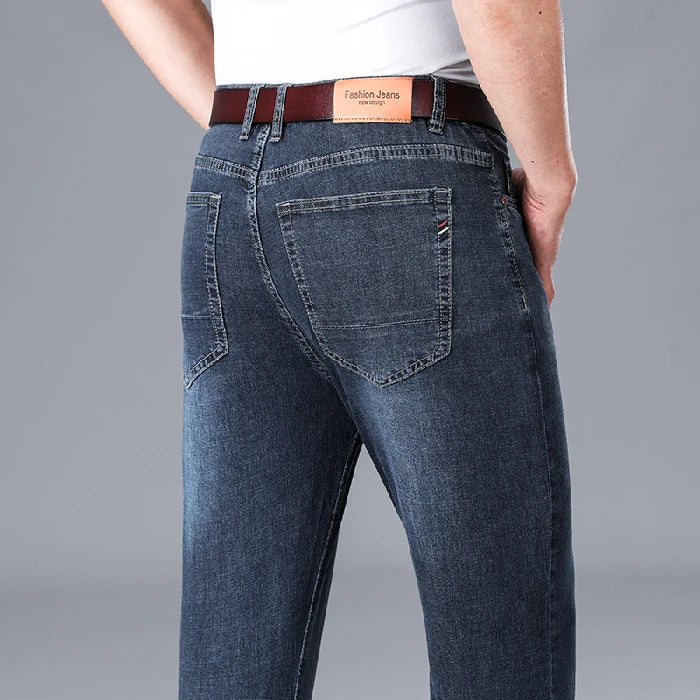 Summer Brand Business Casual Men's Straight Denim | SAMAG