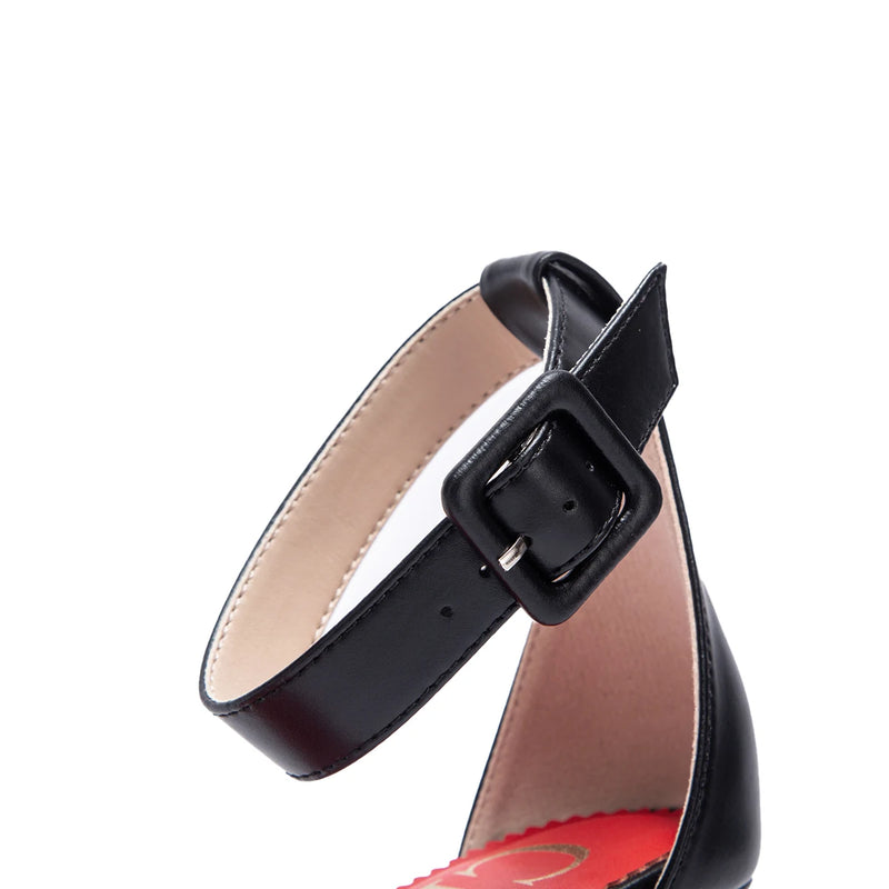 CHCH Business High Heels 2026 Women's New One Word Sandals Simple Fashion Party Wedding Shoes 8cm