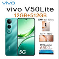 VIVO V50 Lite 5G 6.77" 120Hz Display 12GB+512GB 50MP Cam 6500mAh Long Lasting Battery Type-C Dual SIM Unlocked Smartphone