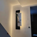 Green Plant Decoration Painting Living Room Corridor Corridor Hanging Painting Large White Wall Creating Landscape Wall Lamp