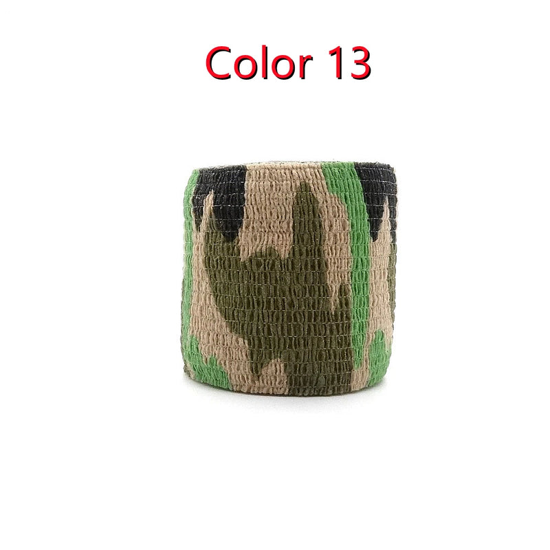 1 Roll U Pick 4.5m*5cm Waterproof Outdoor Camo Hiking Camping Hunting Camouflage Stealth Tape Wraps