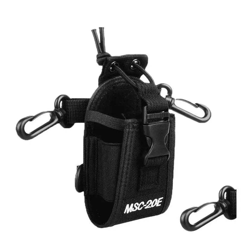 【C】1 Set Waist Bag Holder Pocket MSC-20E Tactical Molle Radio Walkie Talkie Pouch Interphone Holster Carry Bag For Hunting Camp
