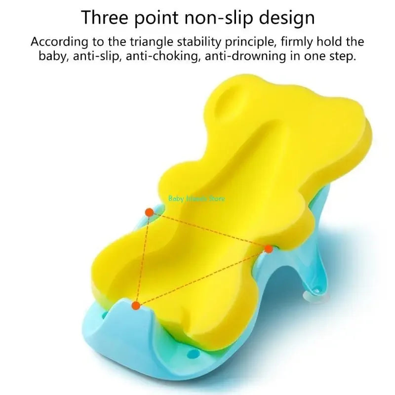 K92D Baby Essential Bath Net Pad Shower Cushion Mat for Comfortable Bath Experience