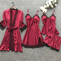 Women's Sleep Robe Gown Sets Sleepwear Pajamas Lounge | SAMAG