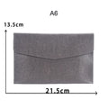 A4 A6 Leather File Folder Business Document Organiser Folder Bag Fashion Briefcase Data Contract Bill File Bag School Office Sup